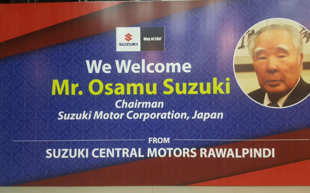 We welcome MR Osamu Suzuki